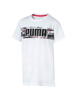 Camiseta Niño Puma Hero Blanca