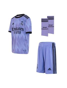 Conjunto Niño Adidas Real Madrid Temp 22-23 (2ª Equipación)