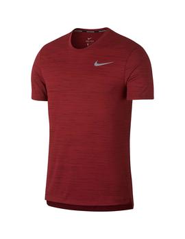 Camiseta Hombre Nike Running Miler Essential Grana
